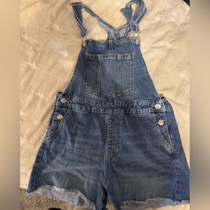 No Boundaries Dark Denim Overalls